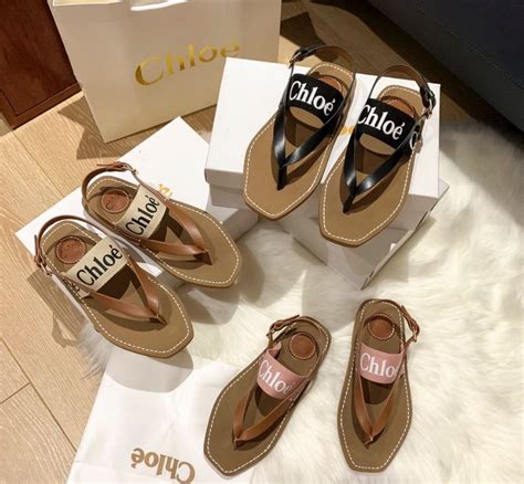 chloe flat sandals|chloe sandals size guide.